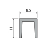 Invoke iSeries 2m Bottom Channel
