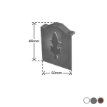 Capex 50 Extended End Cap uPVC